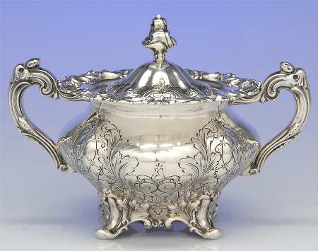 2830 (Sterling, Hollowware) Sugar Bowl & Lid