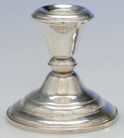 3401 (Sterling, Hollowware) Weighted Candleholder