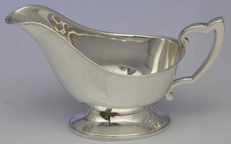 1002 (Sterling, Hollowware) Sterling Gravy Boat No Underplate