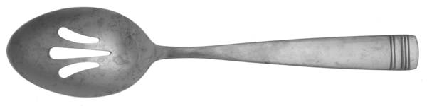 Coriander Mirror (Stainless) Pierced Tablespoon (Serving Spoon)