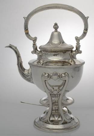 Gadroon (Sterling, Hollowware) Kettle, Stand & Burner