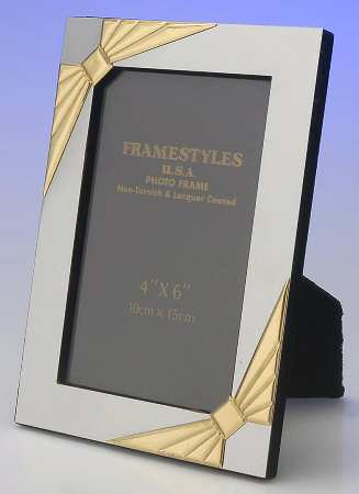 Picture Frames (Hollowware, Other) Frame-Holds 4" X 6"