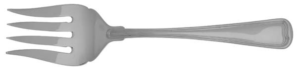 FTU28 (Stainless) Medium Solid Cold Meat Serving Fork