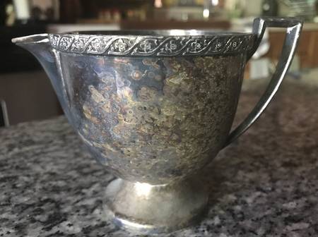 Rosette (Silverplate, Hollowware) Creamer