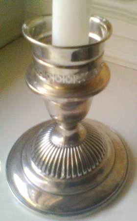 829 (Sterling, Hollowware) Weighted Hurricane Lamp Base
