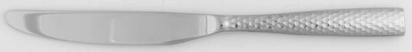Lucca Faceted (Stainless) Dessert Knife Solid Piece
