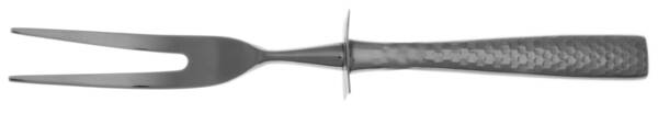 Lucca Faceted (Stainless) Carving Fork Small with Stainless Prongs HC
