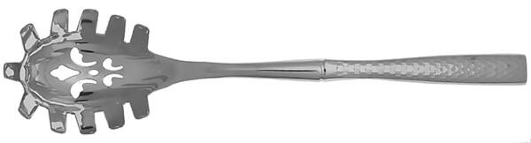 Lucca Faceted (Stainless) Pasta Server with Stainless Bowl HC