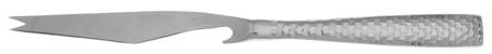 Lucca Faceted (Stainless) Bar Knife Serving with Stainless Blade HC