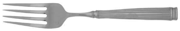 Doria (Stainless) Large Solid Cold Meat Serving Fork by Fortessa