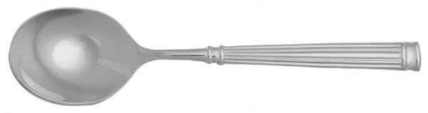 Doria (Stainless) Round Bowl Soup Spoon (Bouillon) by Fortessa