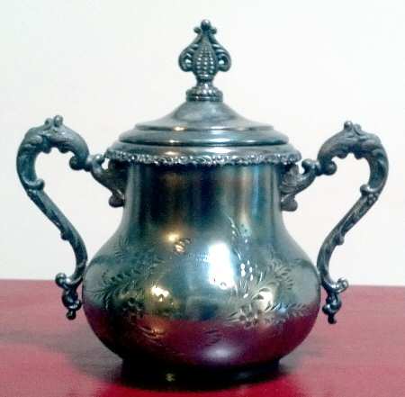 178 (Silverplate, Hollowware) Sugar Bowl & Lid