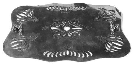 4221 (Sterling, Hollowware) Sterling Asparagus Tray, Strainer Only