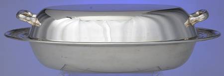 1600 (Silverplate, Hollowware) (2 Pc) 11" Oval Double Vegetable