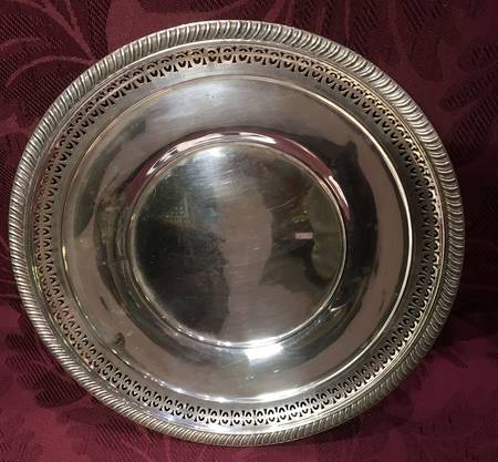 2150 (Sterling, Hollowware) 9" Sandwich Plate