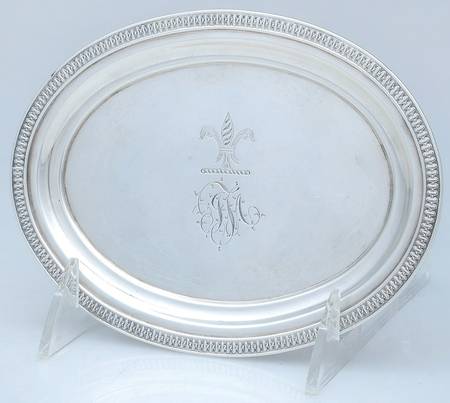 Stag (Sterling, Hollowware) Underplate for Sterling Gravy Boat