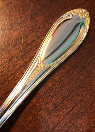 Glamour (Stainless, Gold Accent) Teaspoon