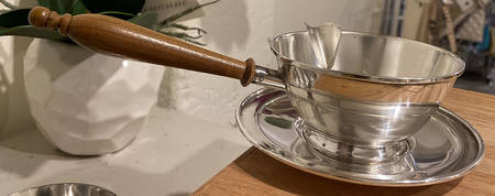 1600 (Sterling, Hollowware) Pipkin & Tray