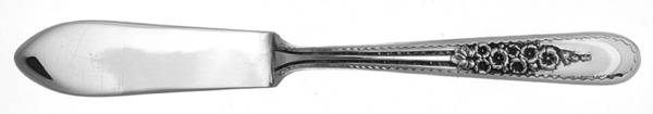 GAS1S (SILVERPLATE) Flat Handle Master Butter Knife