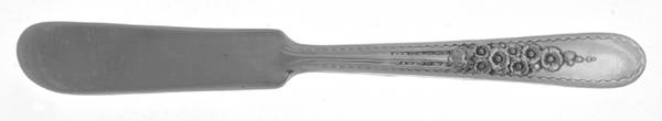 GAS1S (SILVERPLATE) Flat Handle Butter Spreader