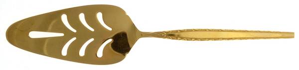 Melody (Gold Electroplate) Pierced All Stainless Pie Server