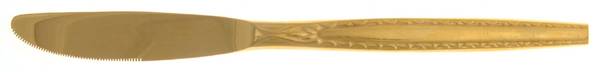 Melody (Gold Electroplate) Modern Solid Knife