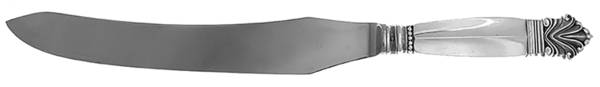 Acanthus (Sterling, 1917) Large Stainless Blade Roast Carving Knife