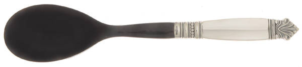 Acanthus (Sterling, 1917) Salad Serving Spoon with Horn Bowl