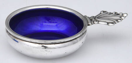 Acanthus (Sterling, 1917) Enameled Salt Cellar Individual