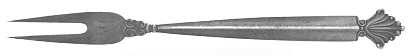 Acanthus (Sterling, 1917) 2-Tine Cold Cut Serving Fork
