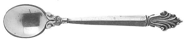 Acanthus (Sterling, 1917) Master Salt Spoon
