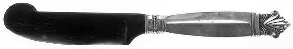 Acanthus (Sterling, 1917) Cheese Spreader Horn Blade