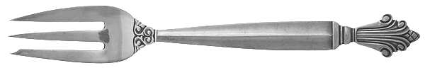 Acanthus (Sterling, 1917) Pastry Fork