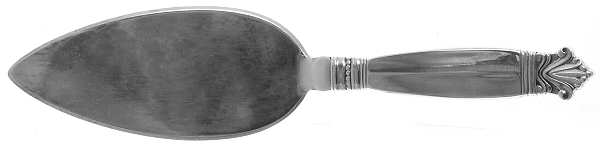 Acanthus (Sterling, 1917) Sandwich Server Solid With Hollow Handle