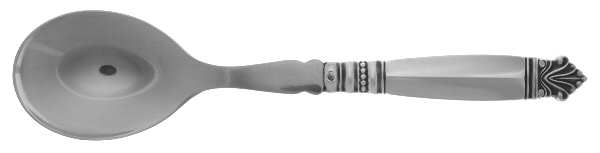 Acanthus (Sterling, 1917) Salad Serving Spoon Stainless Bowl Medium