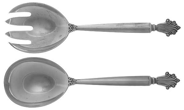 Acanthus (Sterling, 1917) Small Solid Serving Set