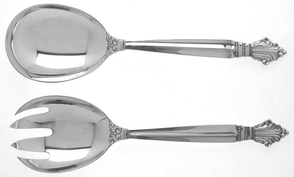 Acanthus (Sterling, 1917) Medium Solid Serving Set