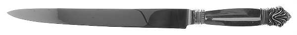Acanthus (Sterling, 1917) Large Stainless Blade Roast Carving Knife