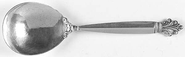 Acanthus (Sterling, 1917) Large Solid Serving Spoon