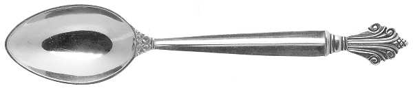 Acanthus (Sterling, 1917) Teaspoon by Georg Jensen (Denmark)