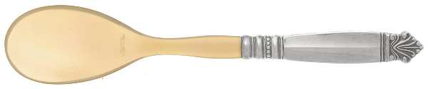 Acanthus (Sterling, 1917) Salad Serving Spoon with Horn Bowl