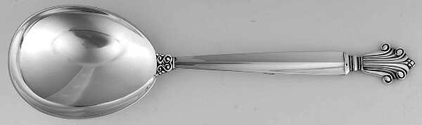 Acanthus (Sterling, 1917) Small Solid Serving Spoon