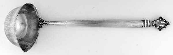 Acanthus (Sterling, 1917) Hollow Handle Soup Ladle with Solid Bowl