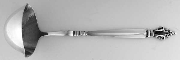 Acanthus (Sterling, 1917) Small Solid Soup Ladle