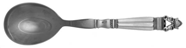 Acorn (Sterling, 1915) Salad Serving Spoon with Stainless Bowl