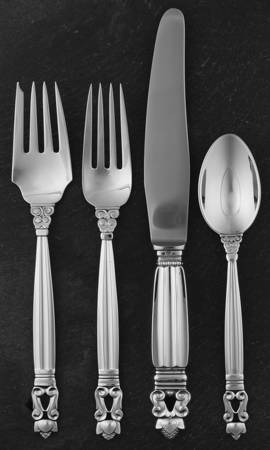 Acorn (Sterling, 1915) 4 Piece Place Size Setting