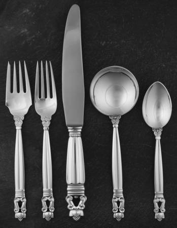 Acorn (Sterling, 1915) 5 Piece Place Size Setting