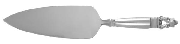 Acorn (Sterling, 1915) Pie Server with Serrated Stainless Blade HC
