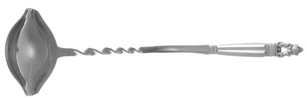 Acorn (Sterling, 1915) Punch Ladle with Stainless Bowl HC