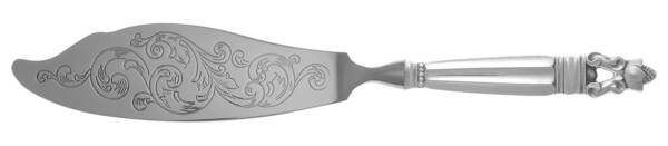 Acorn (Sterling, 1915) Fish Serving Knife with Stainless Blade HC